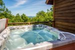 Large Hot Tub with stunning views